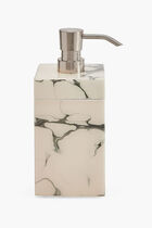 Cream Carrara Lacquer Soap Dispenser