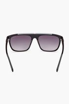 INJECTED SUN GLASSES M SHINY BLACK GRADIENT SMOKE