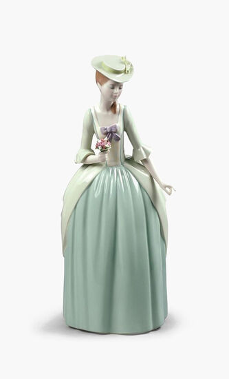 Floral Scent Woman Figurine