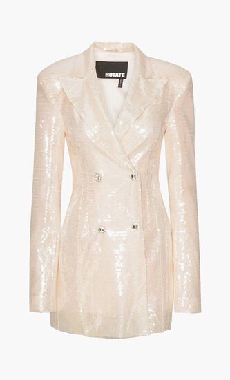 SEQUINS BLAZER DRESS
