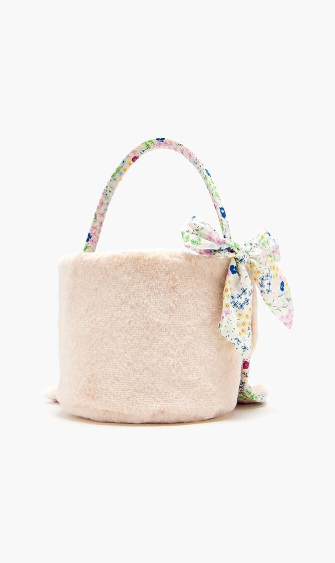 Fluffy Easter Basket Bag