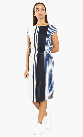 Linen Stripe Dress