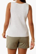 Water's Edge Scoop-Neck Sleeveless Sweater