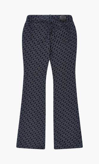 OFF JACQ SLIM FLARED 5PKT PAN BLUE WHITE