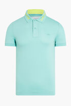 SHORT SLEEVED RIBBED COLLAR SHIRT