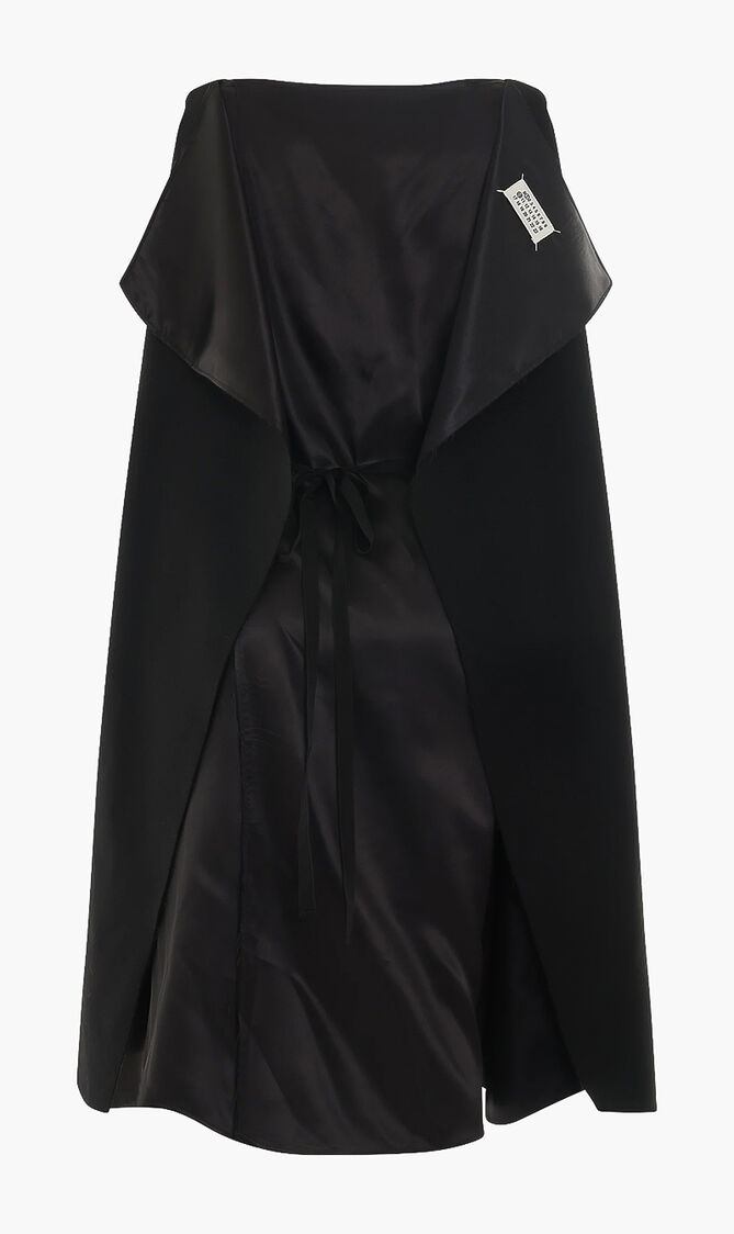 Sleeveless Cape Dress