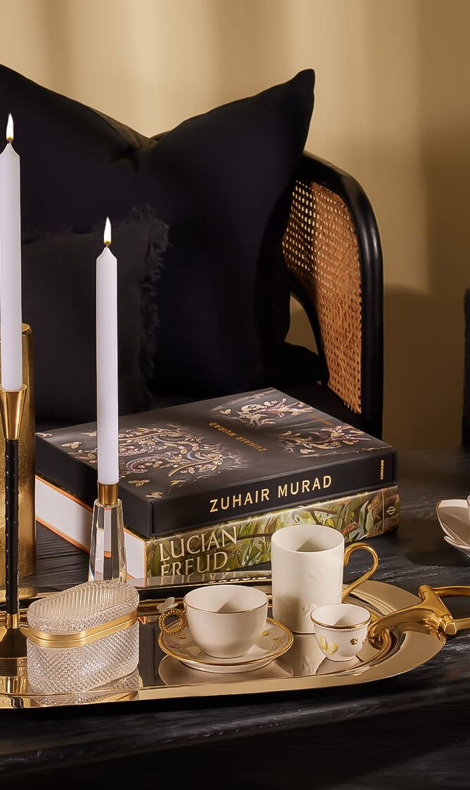 Butterfly Arabic Coffee Cup Multicolor