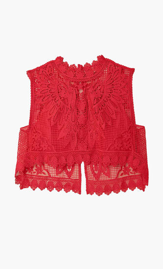 Toucan Guipure Sleeveless Top