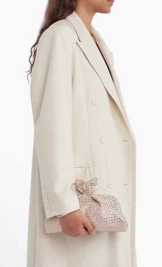 ALL OVER CRYSTAL VERY BOW TIE CLUTCH