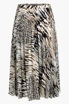 GISELLE PLEATED SKIR - LB01355 STR POLY CHARM 92 PRNT