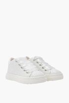 Lace Up Glitter & Tulle Sneakers