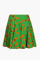 Floral Printed Mini Skirt