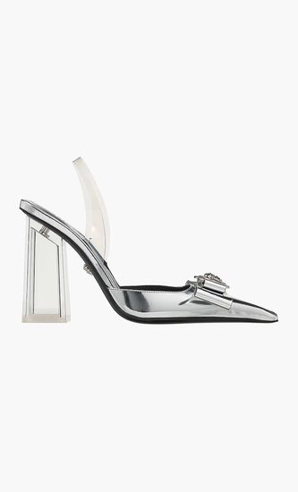 Gianni Ribbon Metallic Pumps