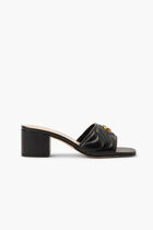 QUILTED MULE SANDAL
