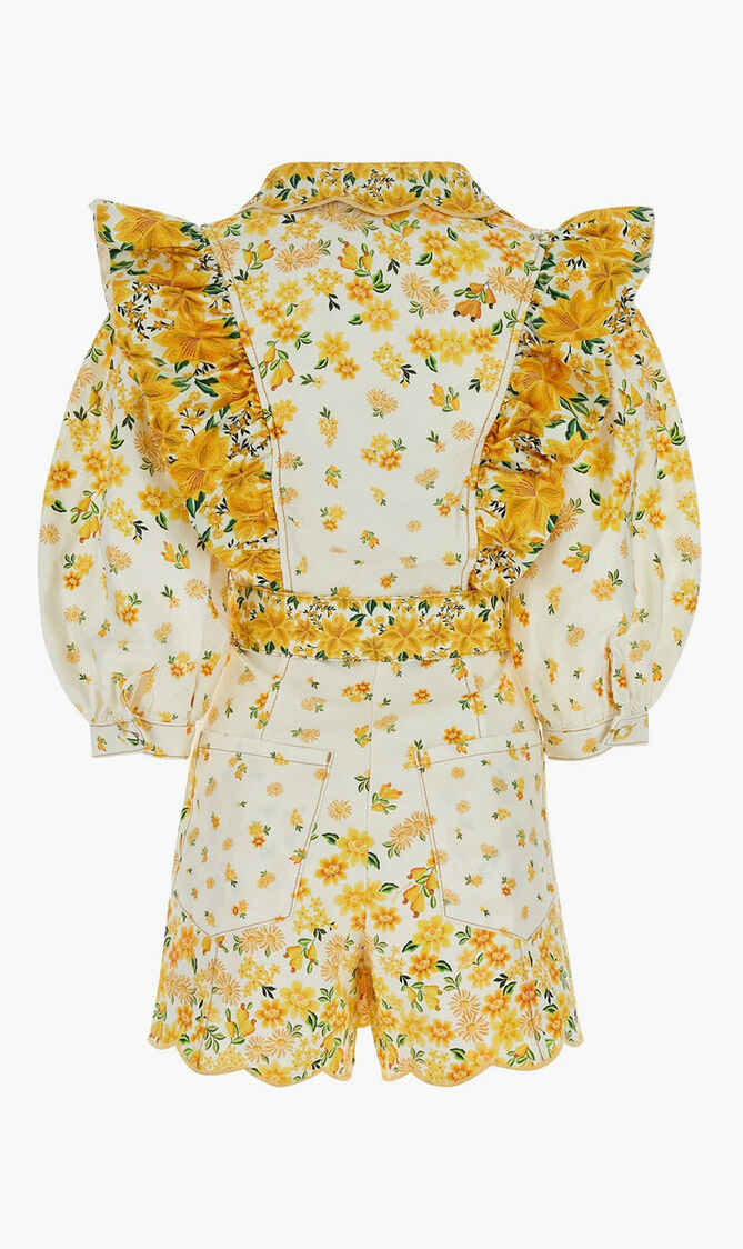 Printed Denim Azalba Jumpsuit