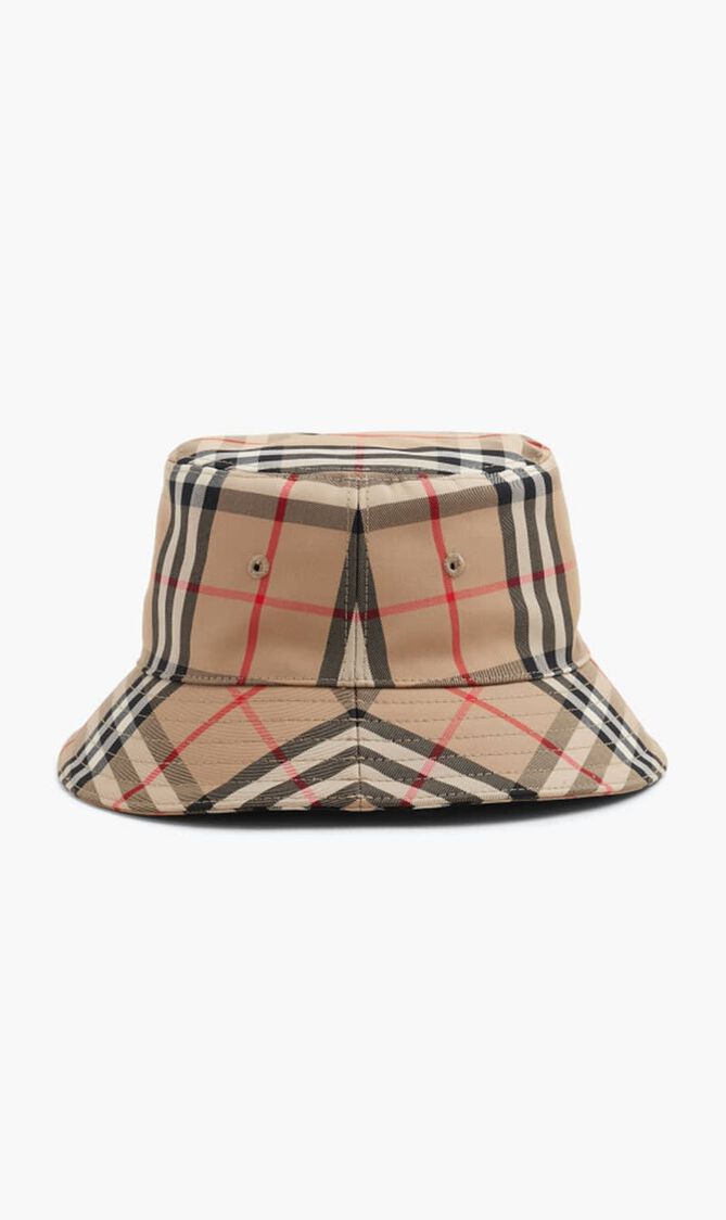 Checked Bucket Hat