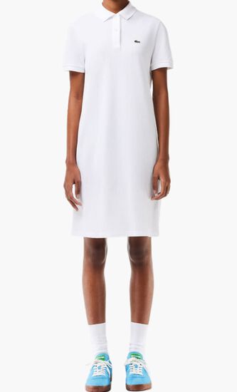 Pique Knit Polo Dress