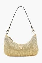 ZALINA MINI TOP ZIP SHLDR BAG GOL