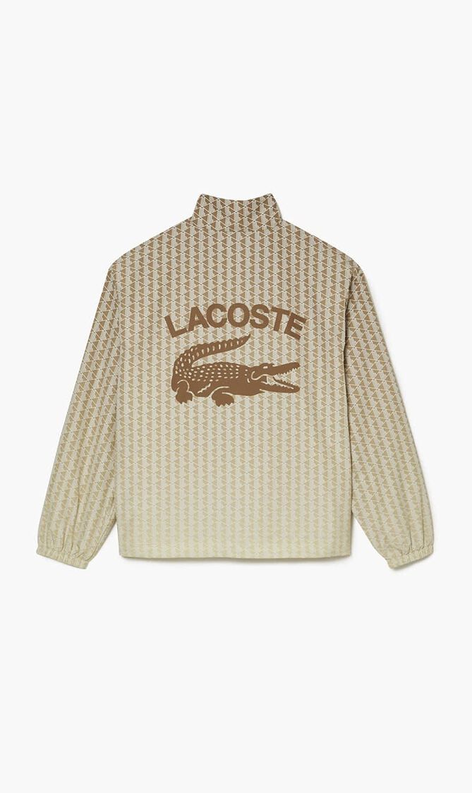 Monogram Print Ombré Effect Sportsuit Jacket