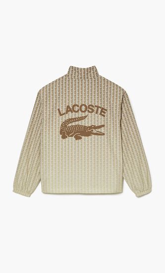 Monogram Print Ombr&eacute; Effect Sportsuit Jacket