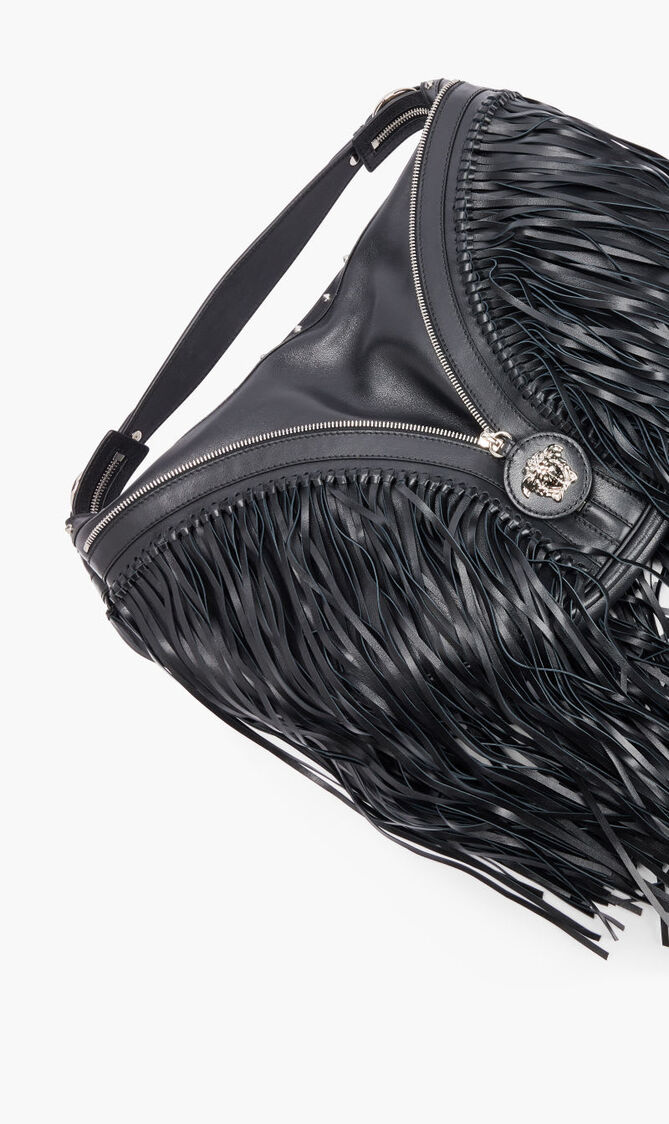 MEDUSA MEDIUM FRINGED HOBO BAG
