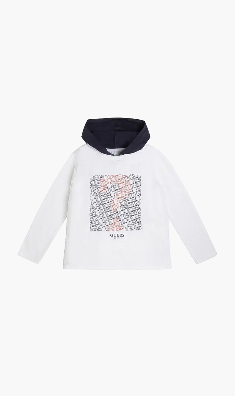 Buy GUESS Logo Long Sleeve Tshirt for AED 42.00 The Deal Outlet