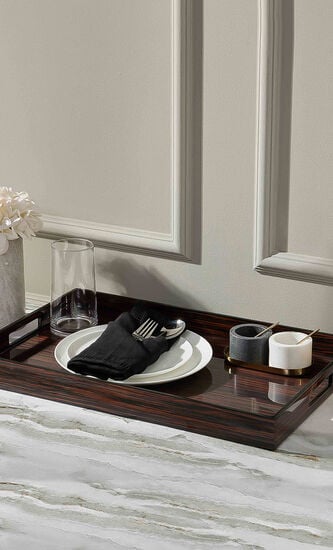 Macassar Ebony Rectangular Tray
