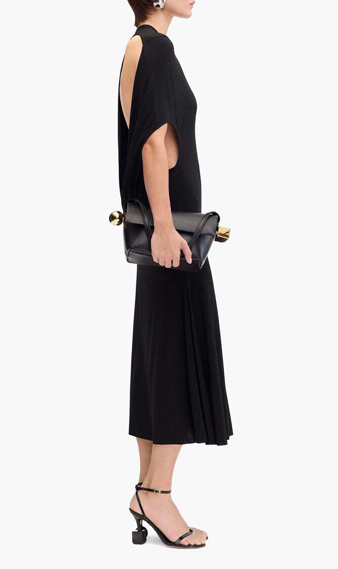 Asymmetric Draped Dress