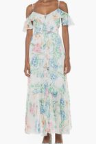 Sl Elide Long Printed Dress