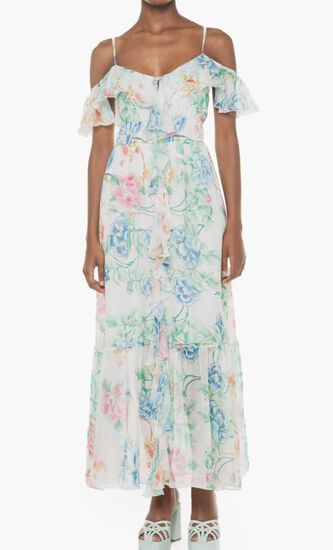 Floral Print Long Dress