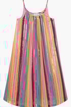 Logo Striped Dress