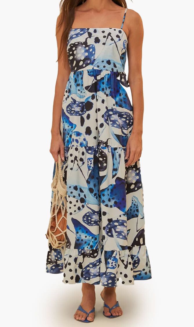 Mantas Organic Cotton Maxi Dress