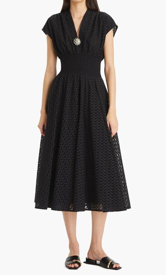 EMBROIDERED COTTON DRESS