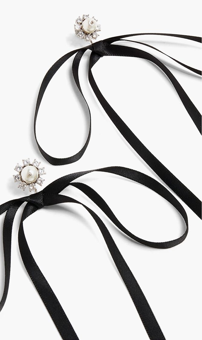 Bow Ribbon Stud Earrings