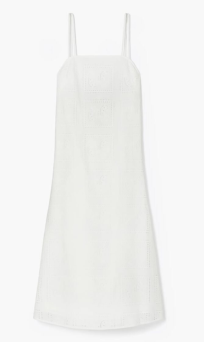 COTTON EYELET DRESS
