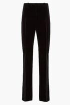 COTTON VELVET TROUSERS WITHOUT PLEATS