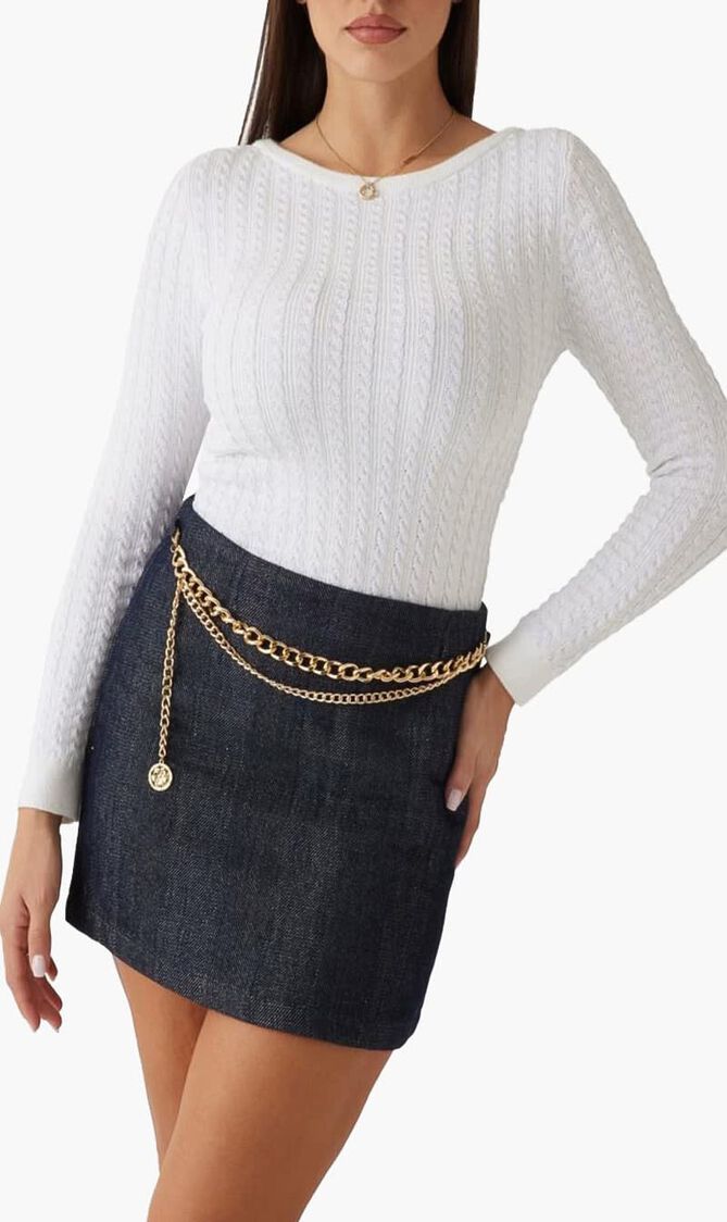 JOSIE BOAT NECK LS S
