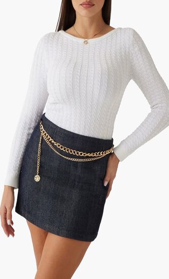 JOSIE BOAT NECK LS S