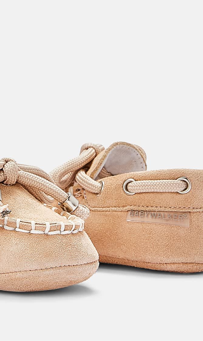 LACE UP SUEDE LEATHER LOAFER