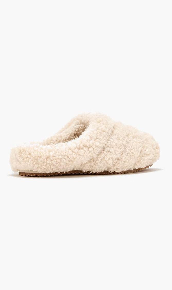 SNAIL SHEARLING MULE