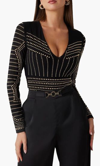Marciano Rhinestone Bodysuit