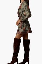 Arabesque Long Sleeve Mini Dress