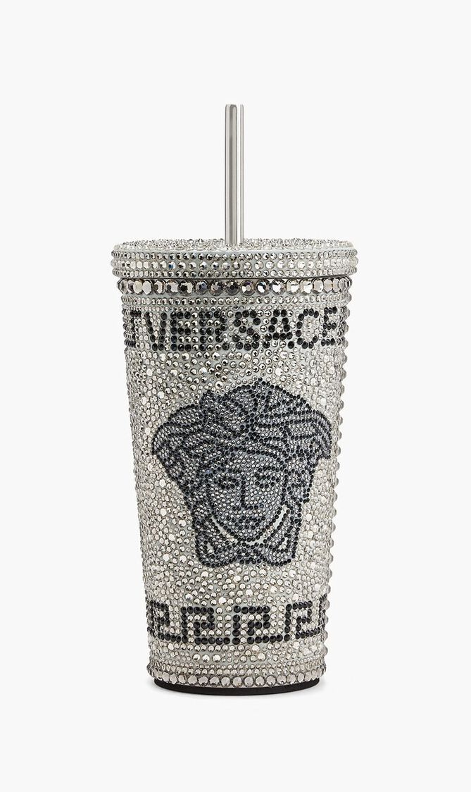Medusa Crystal Travel Cup Silver
