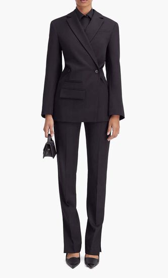 Double Breasted Fitted Jacket