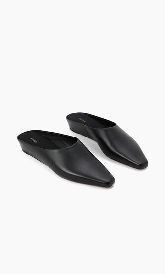 Leather Alba Wedge