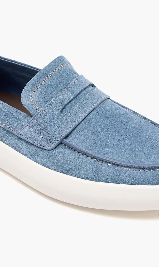 Suede Boat Loafers