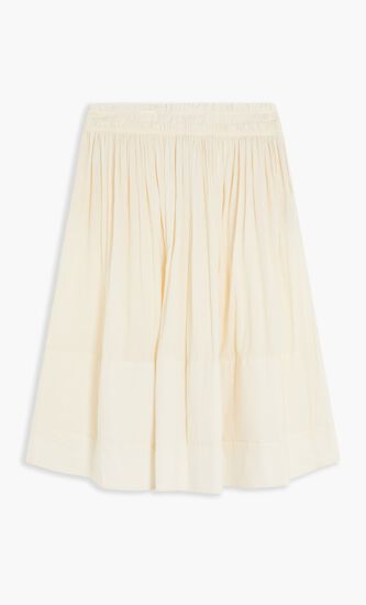 RUCHED-WAIST SKIRT