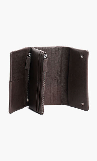 Cerrutis Leather Long Wallet