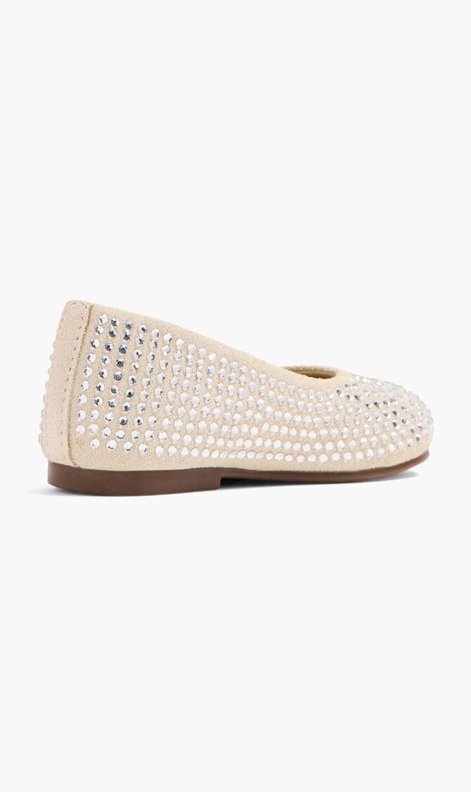Crystal Ballet Flats