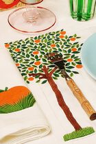 Orange Tree Placemat, White